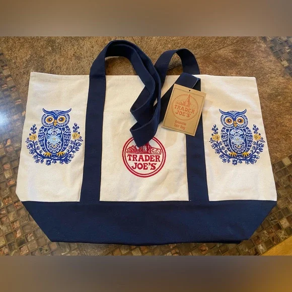 Trader Joe's Reusable Canvas Tote Bag - Picture 5 of 6